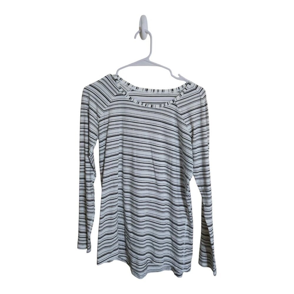 LULULEMON Top Womens 6 Multi Rest Less Pullover Preppy Athleisure Sportswear